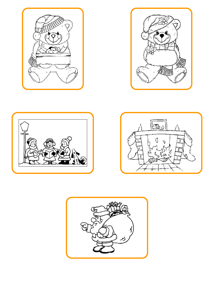Christmas coloring pages